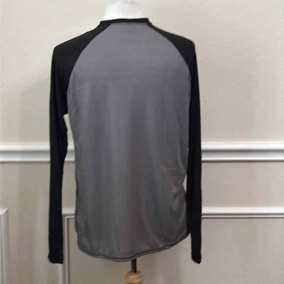 Polarmax 1.0 LIGHTWEIGHT BASEBALL SHIRT - Charcoal/Blk - Picture 4 of 8